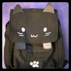 Cat Canvas Backpack (e-youth- Amazon)